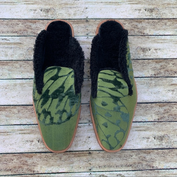 Free people butterfly faux fur lined mule - Picture 2 of 15